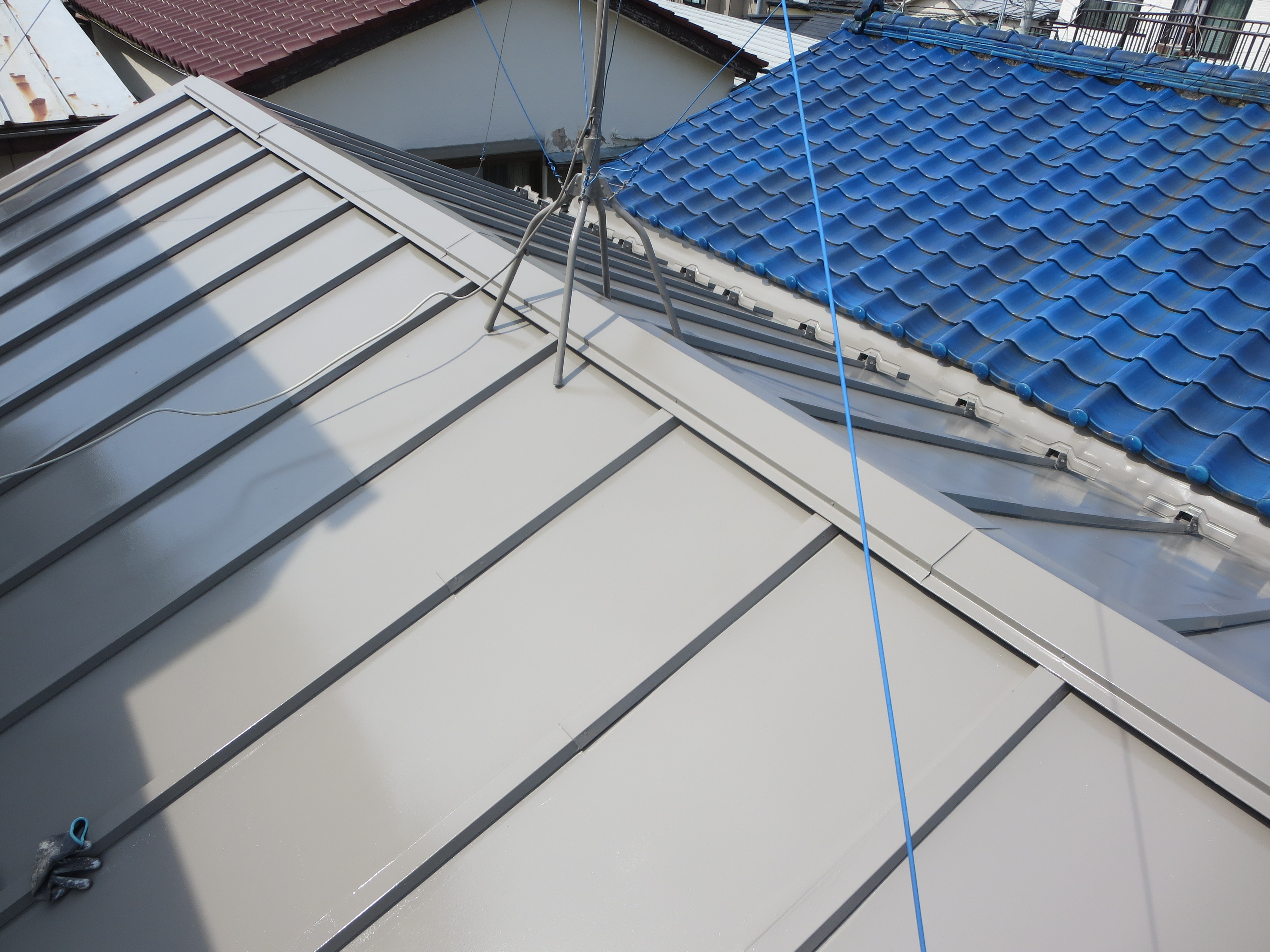 東京都　北区　屋根塗装工事　