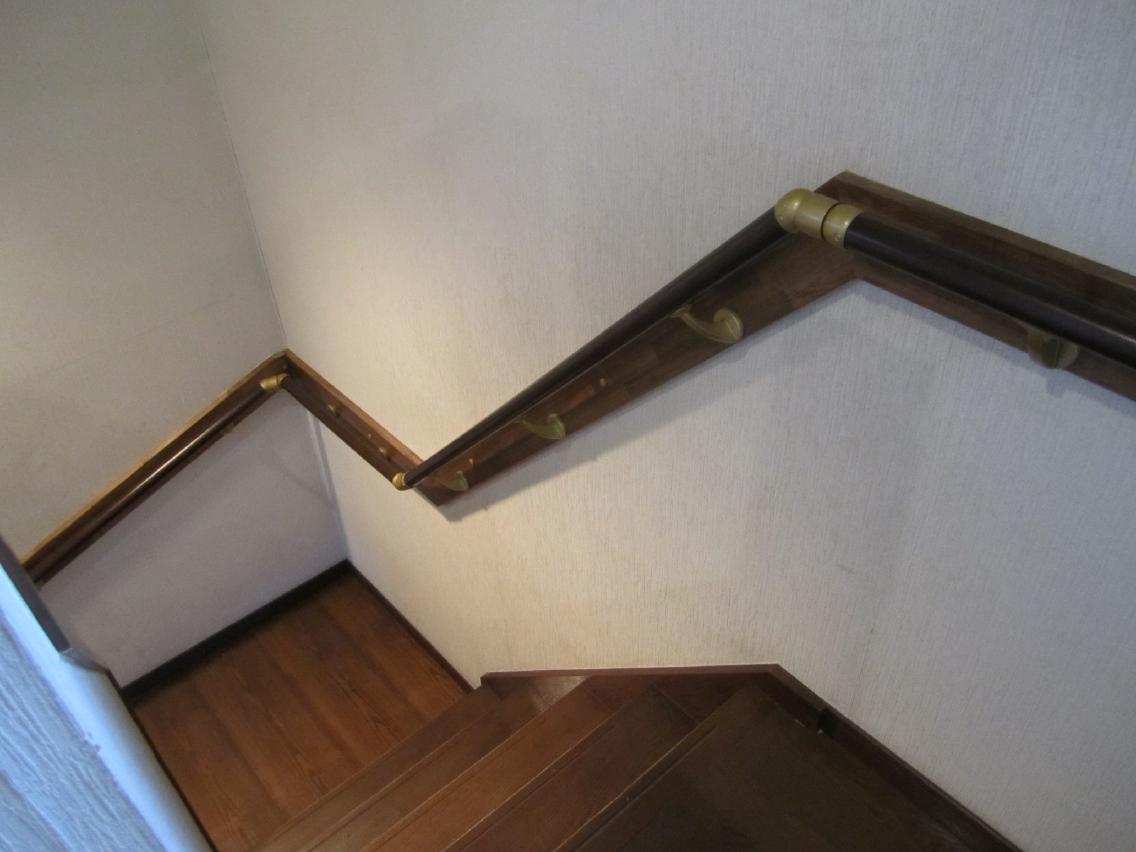 板橋区　階段手すり取付