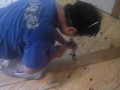 ○○市 ○様 ○○○○工事施工中