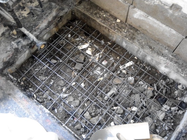 足立区 浴室リフォーム 工事中