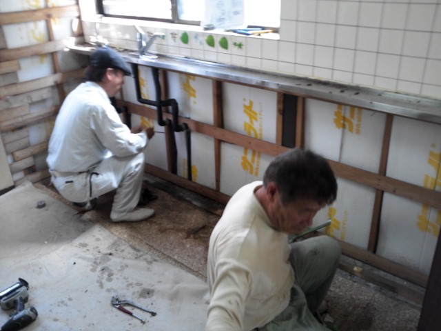 ○○市 ○様 ○○○○工事施工中