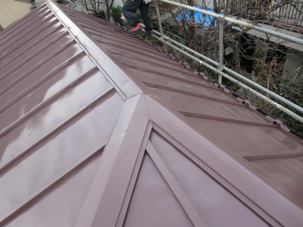 東京都 北区 屋根塗装 雨樋交換 雪止め取付