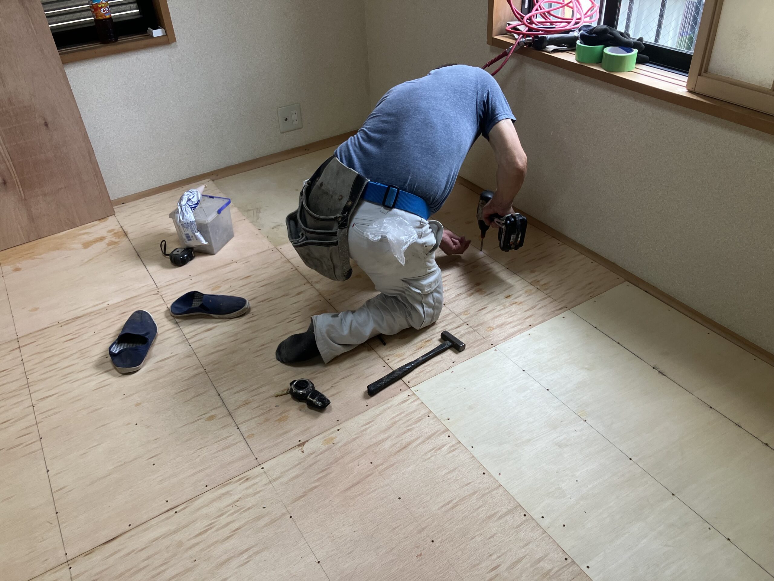 東京都北区　畳からWOODONEフローリング張替えリフォーム