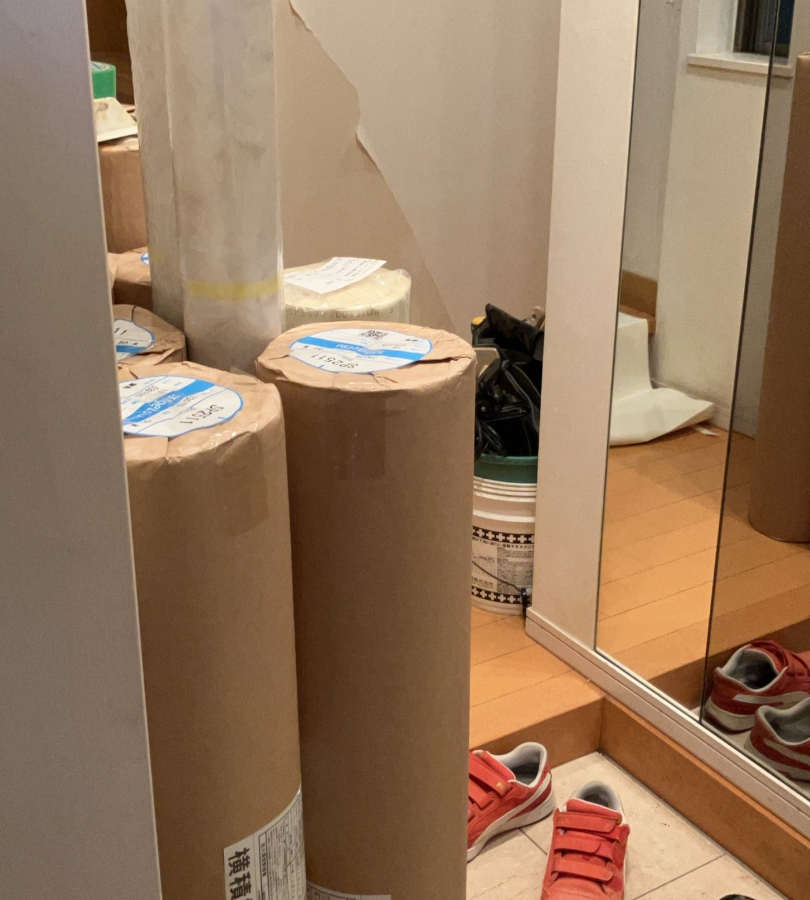 東京都北区　内装リフォーム　始まりました。