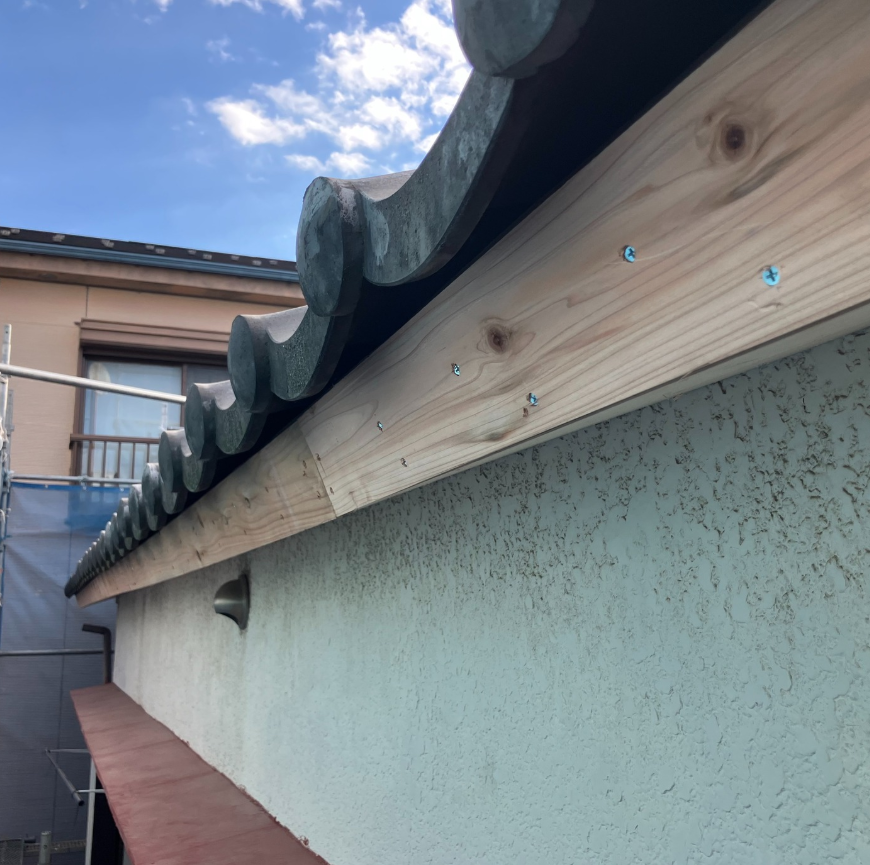 東京都北区　破風板・軒天工事