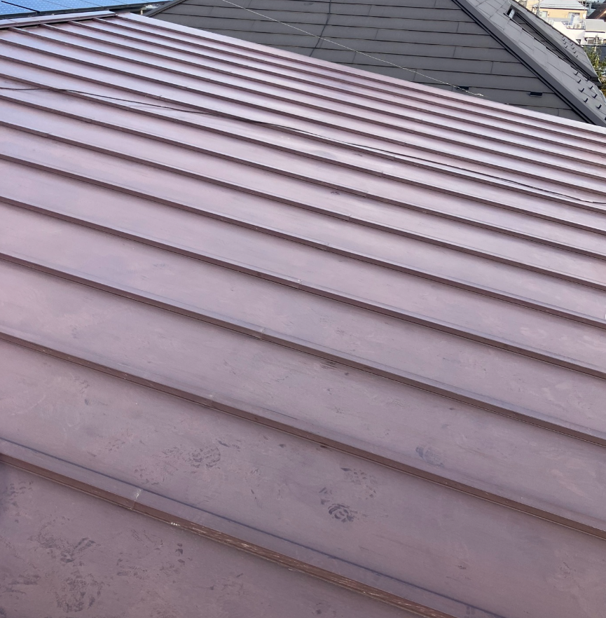 東京都北区　屋根塗装工事　始まりました。