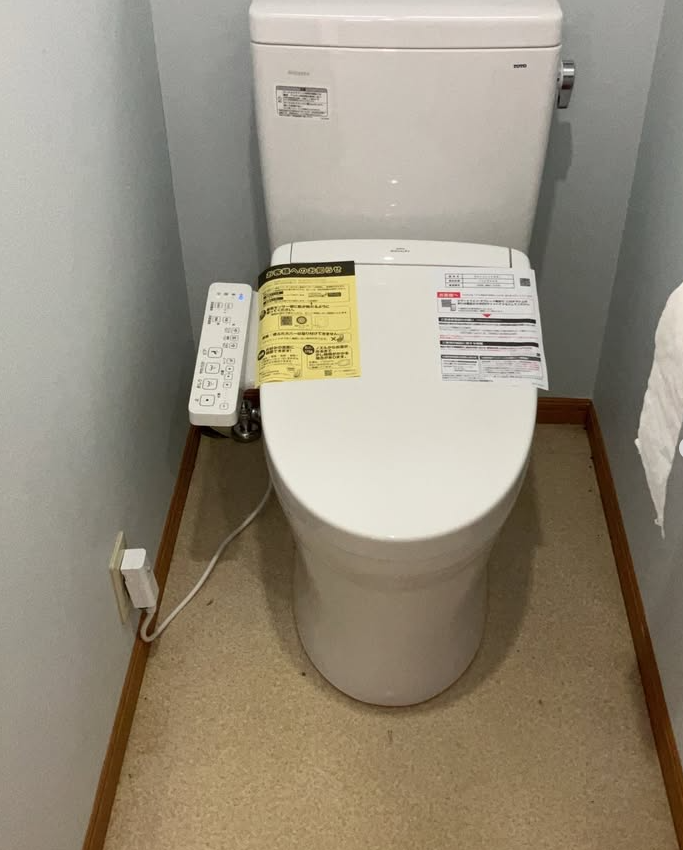 東京都北区　TOTOピュアレストQR　ウォシュレットSB　トイレリフォーム
