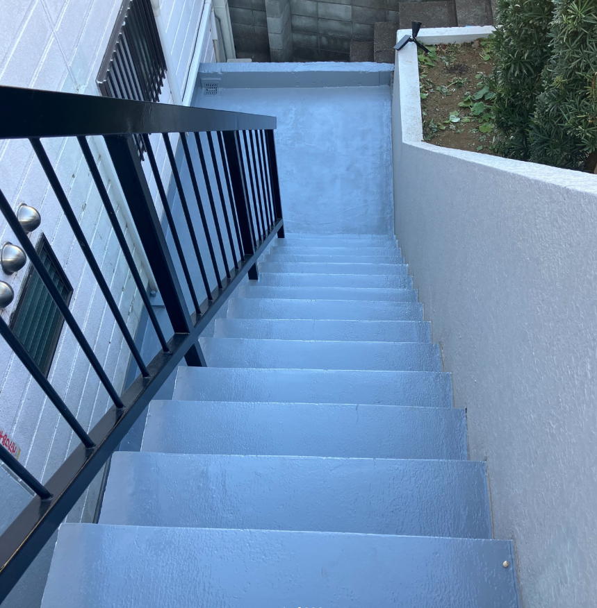 東京都北区　外壁塗装工事・床塗装工事　完成